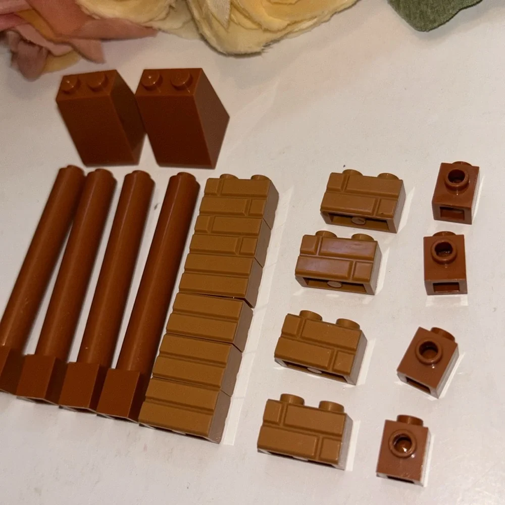 Lego Brown Bricks Brown Pillars Lego Light brown Lego Bricks Round Lego Castle